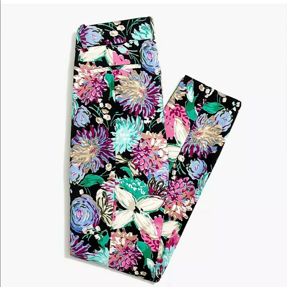 NWT J.Crew Corinth Floral Printed Ruby Pants